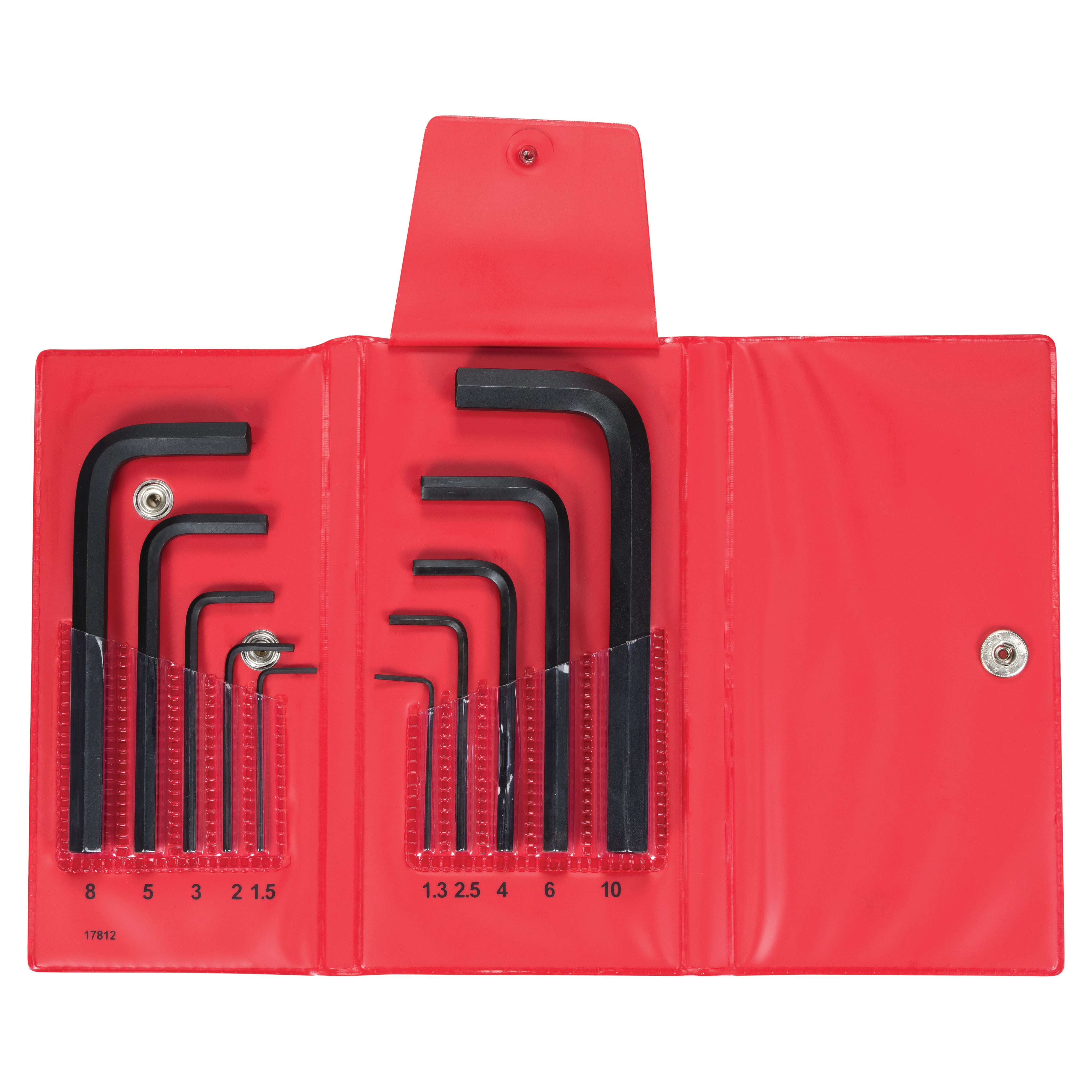 Short Allen Key Set (Wallet) - 10 Pieces