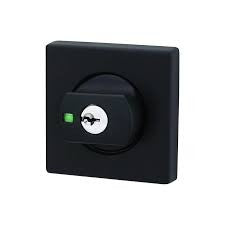 Lockwood 005 Nero Paradigm Double Cylinder Square Deadbolt Display Pack