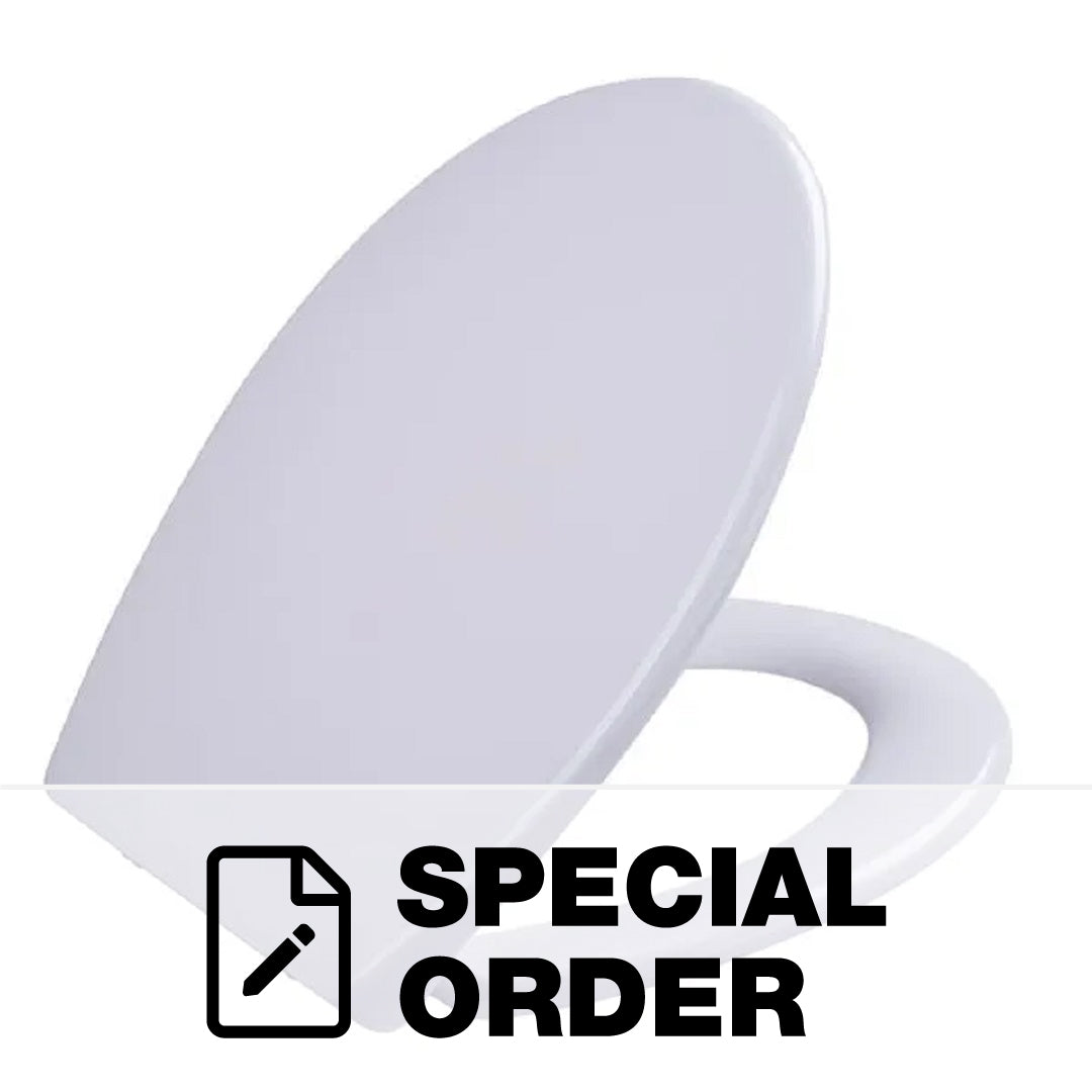 TOILET SEAT SOFT CLOSE D SHAPE MIAMI HARON
