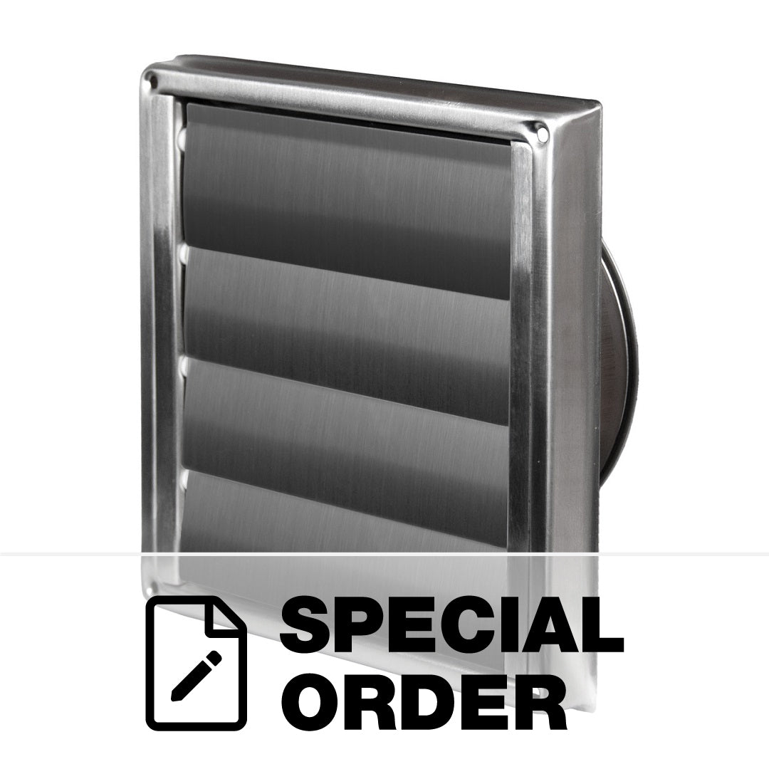 VENTILATION WALL GRAVITY VENT SS