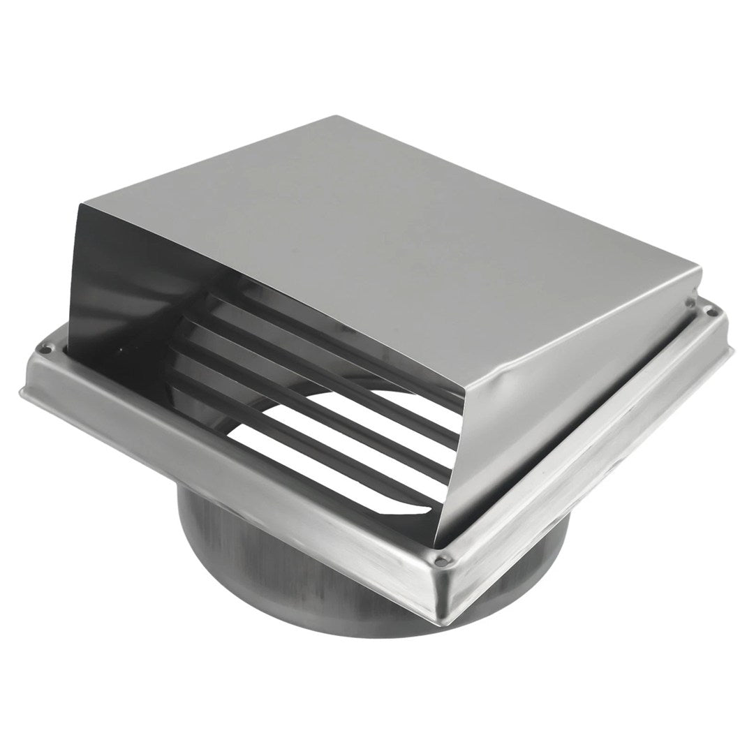 Ventilation Hood Vent S/Steel Wall 150mm Hvss150 * Quit*
