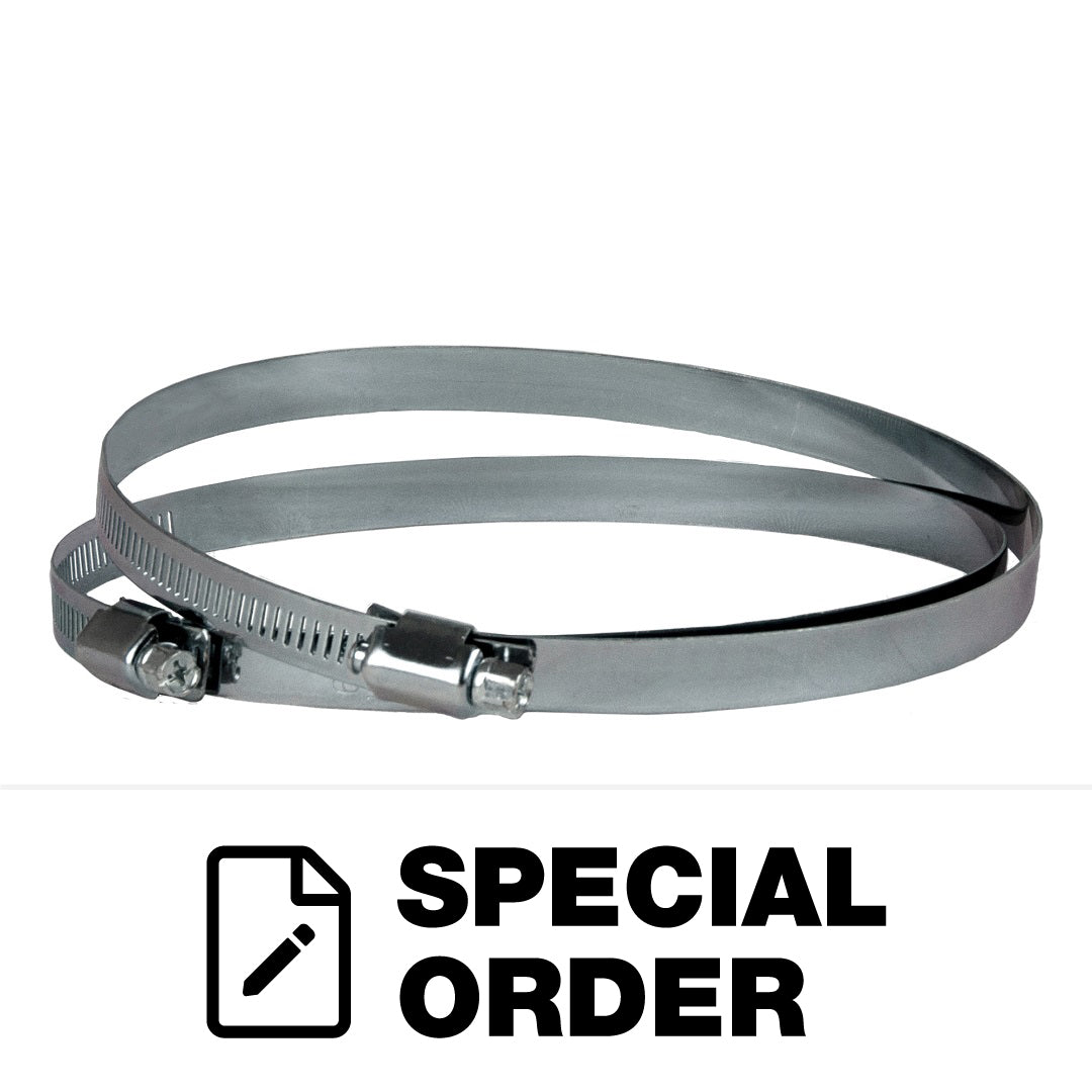 VENTILATION WORM DRIVE DUCT CLAMP 2 PCS