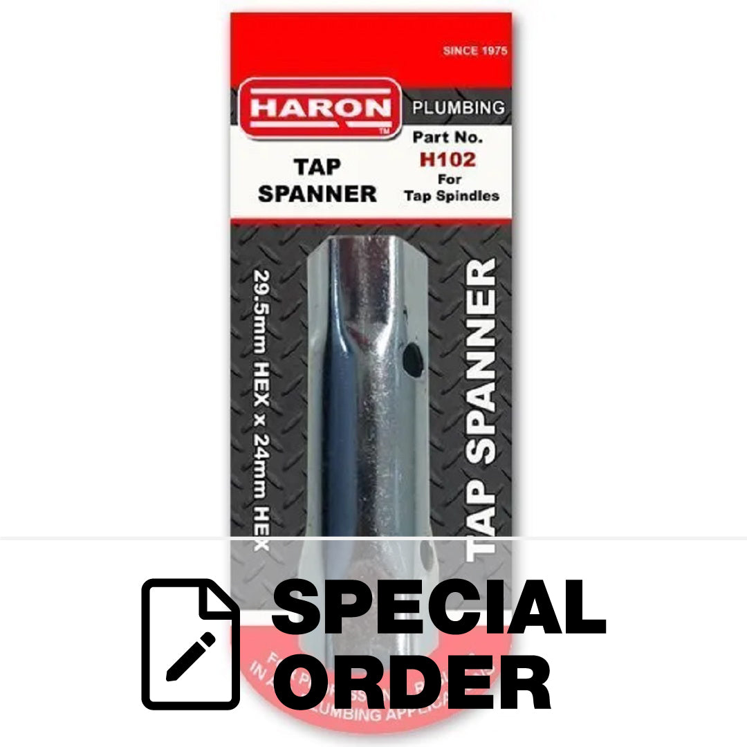 TAP SPANNER TOP BRASS SPINDLE HARON H102