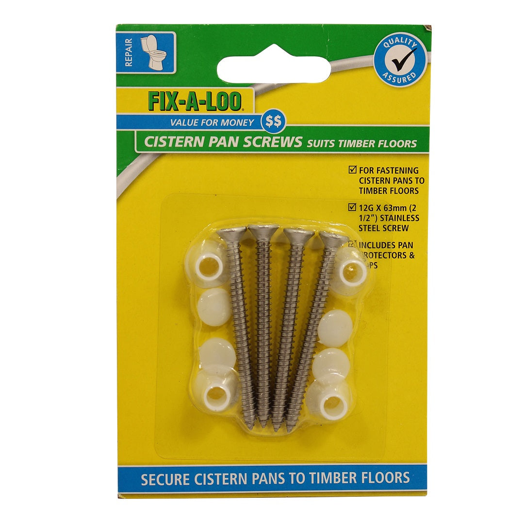 Screw Toilet Pan Timber