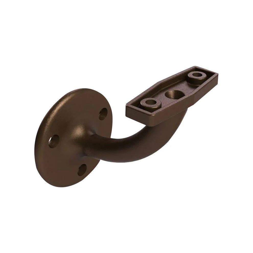 Handrail Bracket Conventional 60mm Extension Zinc Powder Coated Bronze Trade Poly Pack