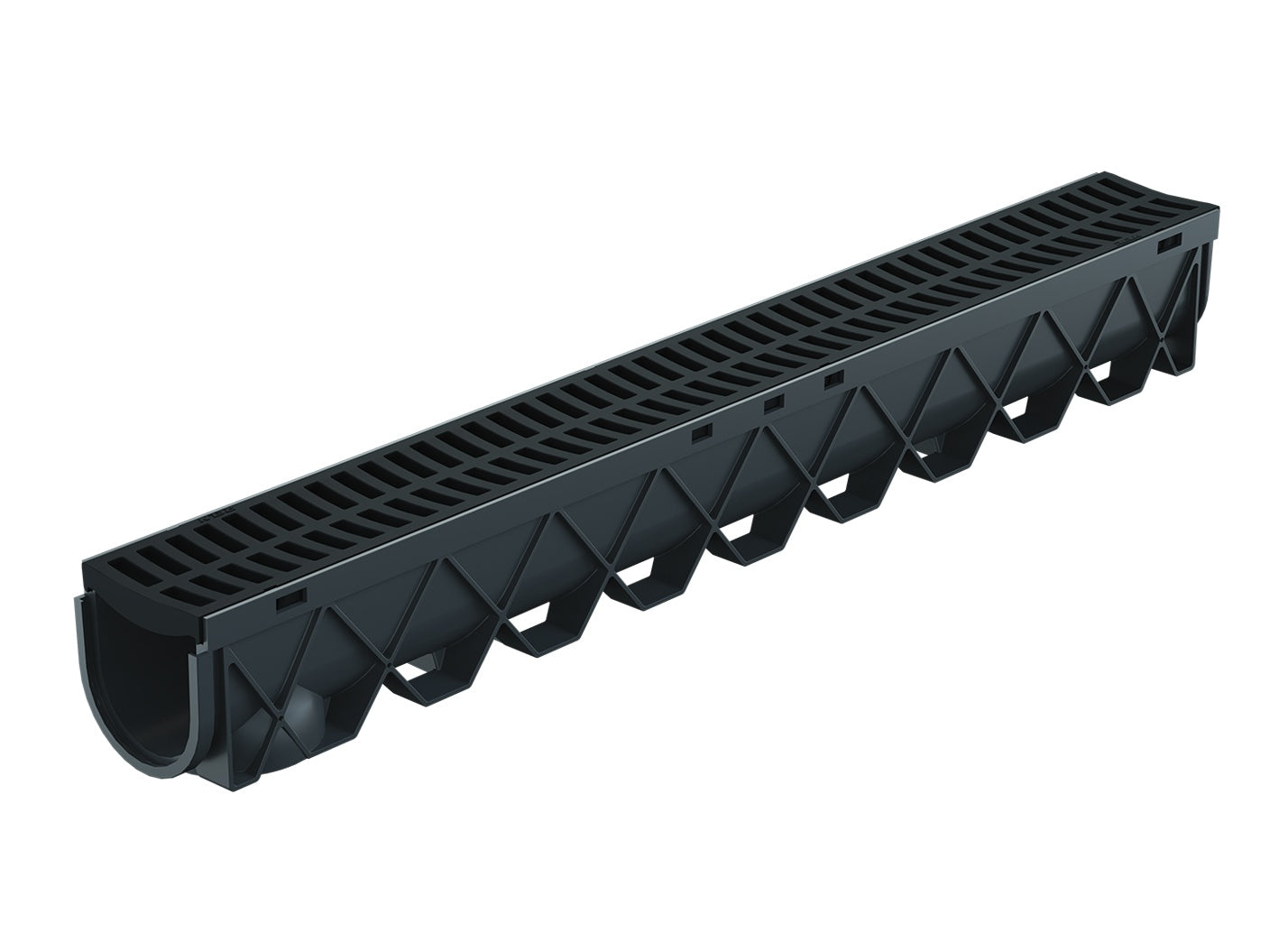 Storm Drain With Plastic Grate 100 X 100mm