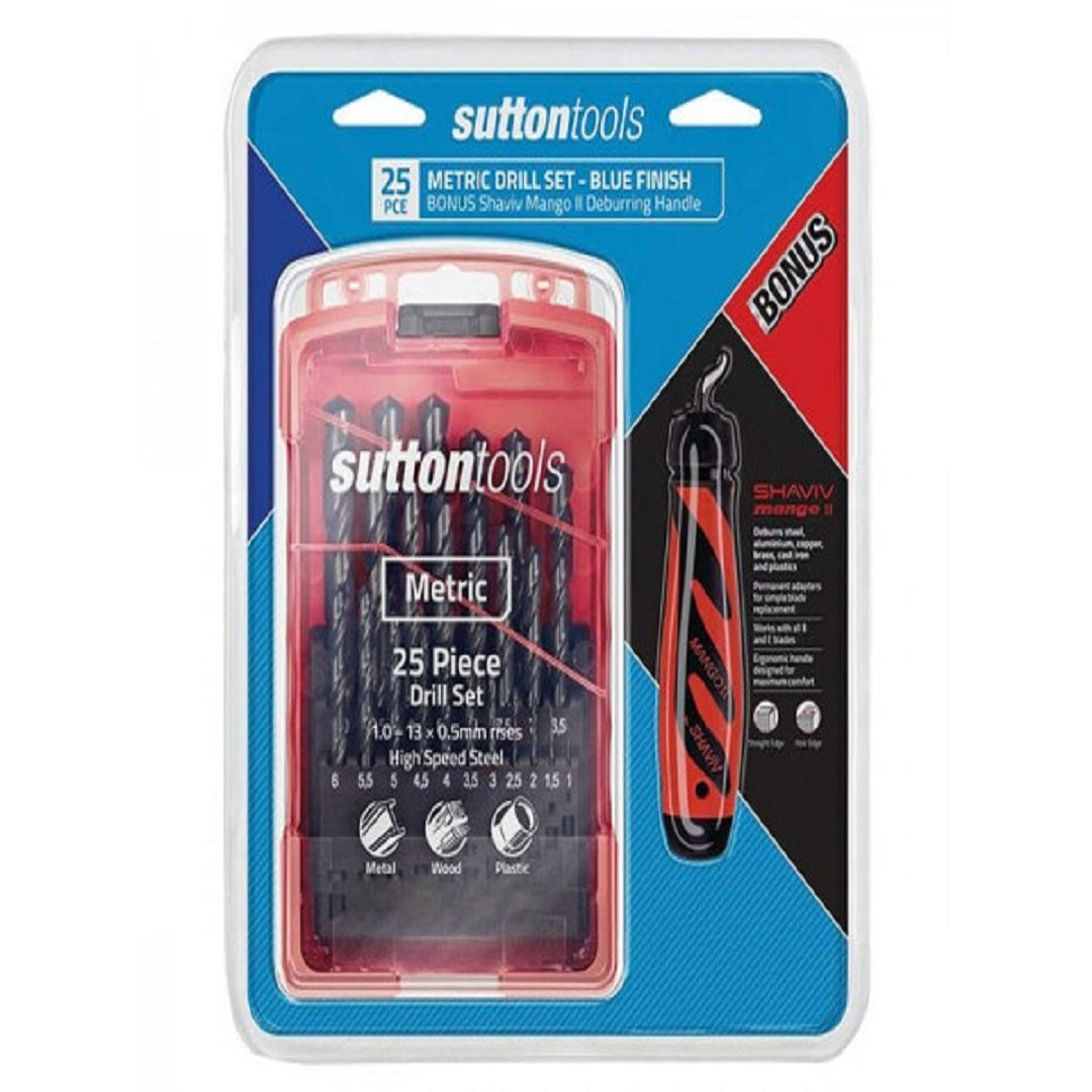 Sutton 25pce Blue Bullet Drill Set