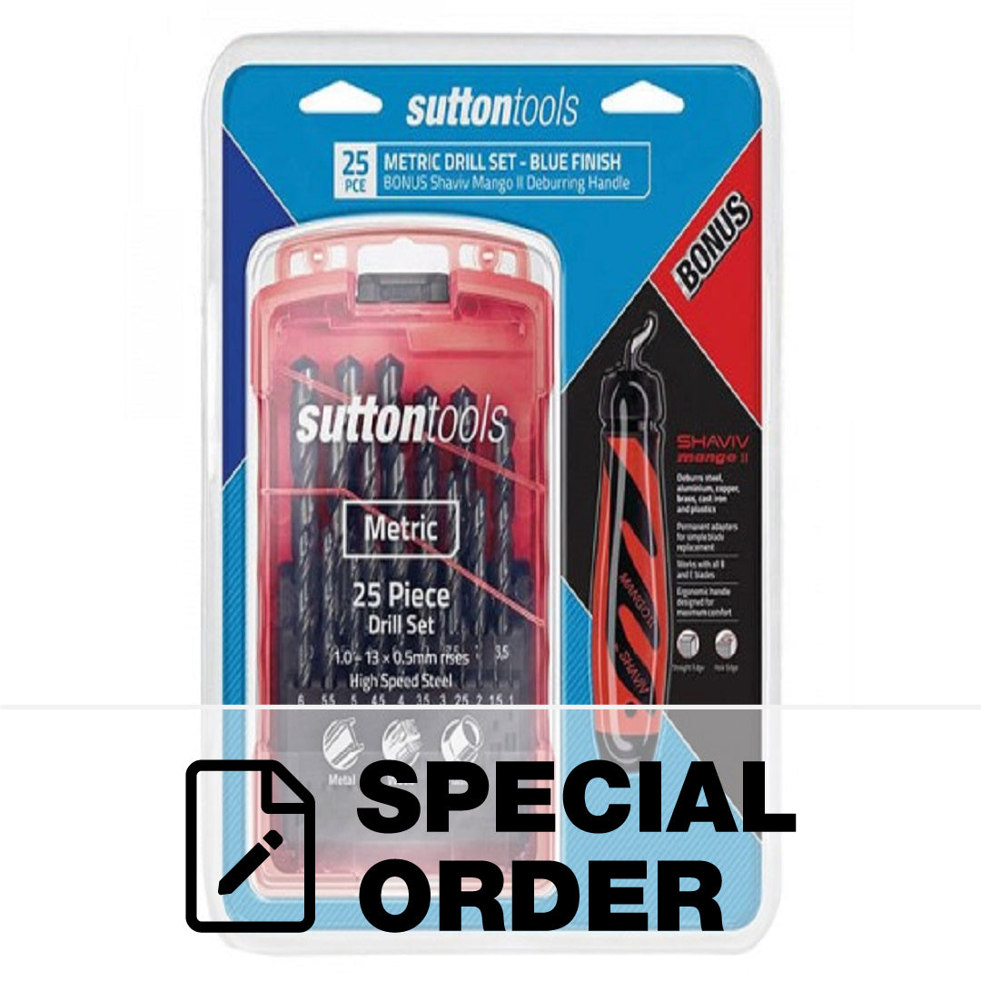 SUTTON 25PCE BLUE BULLET DRILL SET