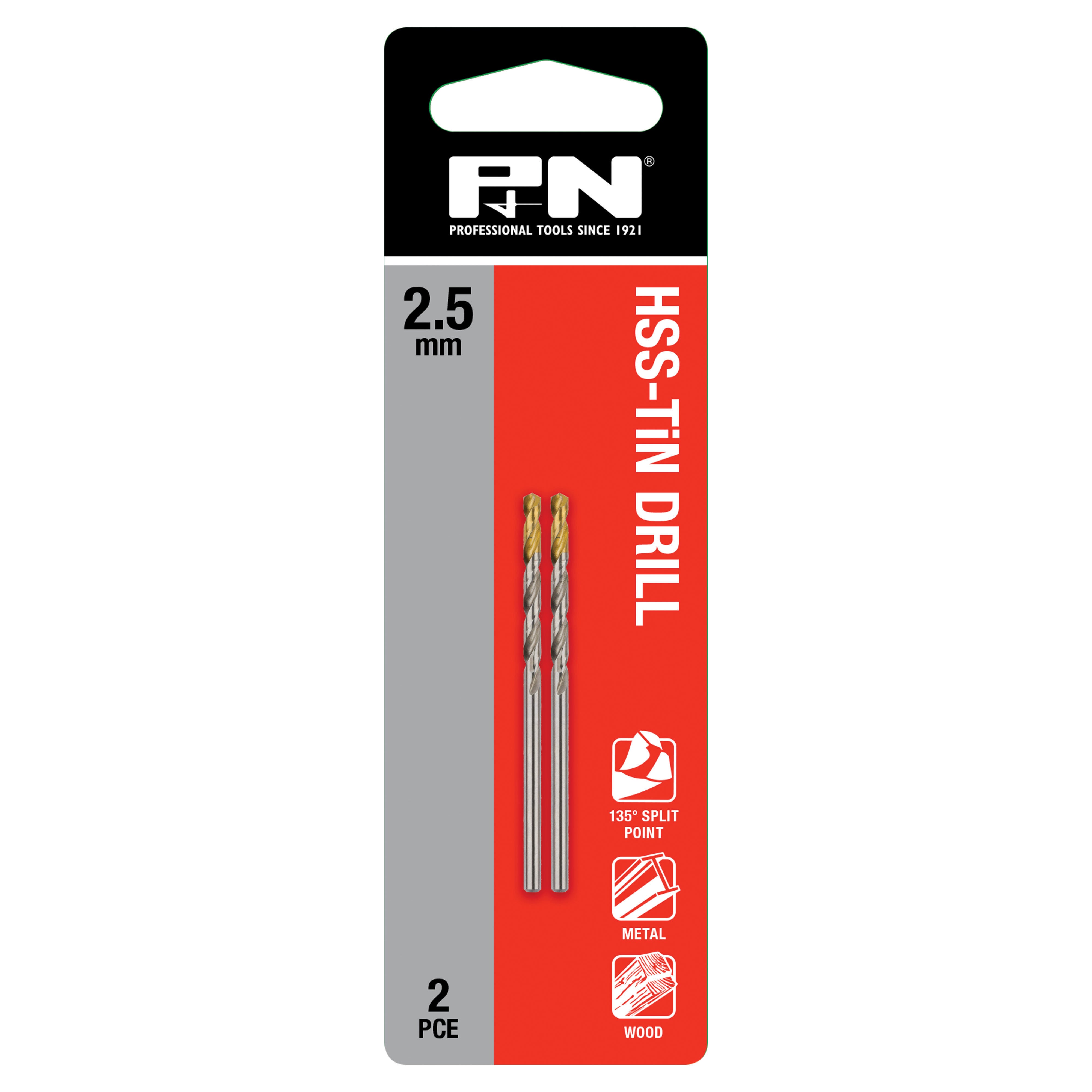 Hss Tin-Tip Jobber Drill Bit - P&N