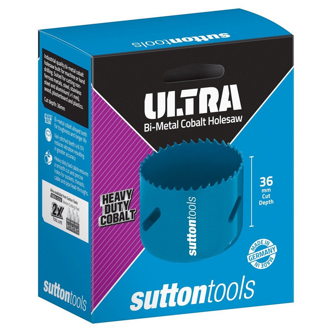 Sutton Holesaw H105 Bi-Metal Cobalt Ultra 111mm