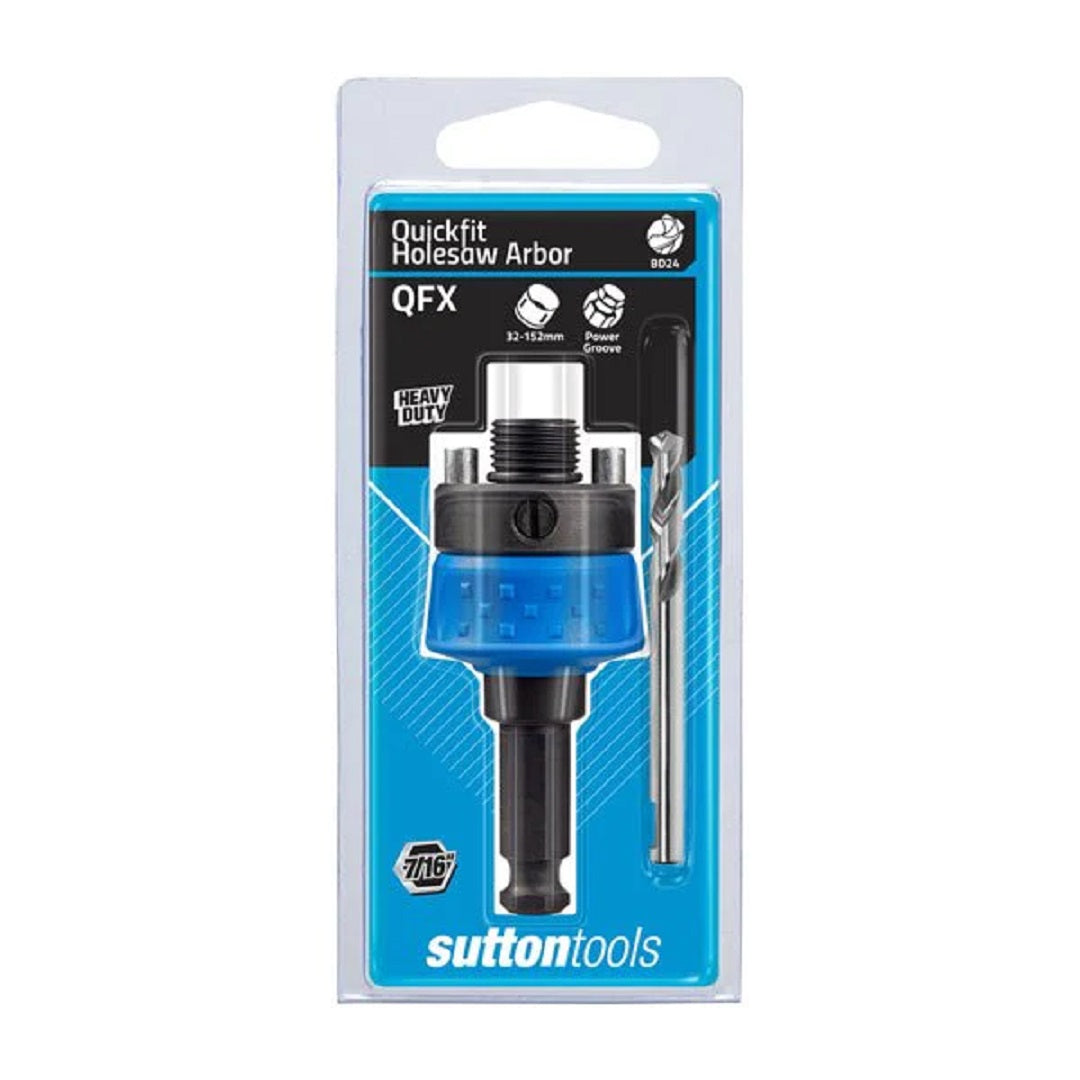 Sutton Holesaw Arbor H103qfx Quick Fit For Holesaws 32-152mm