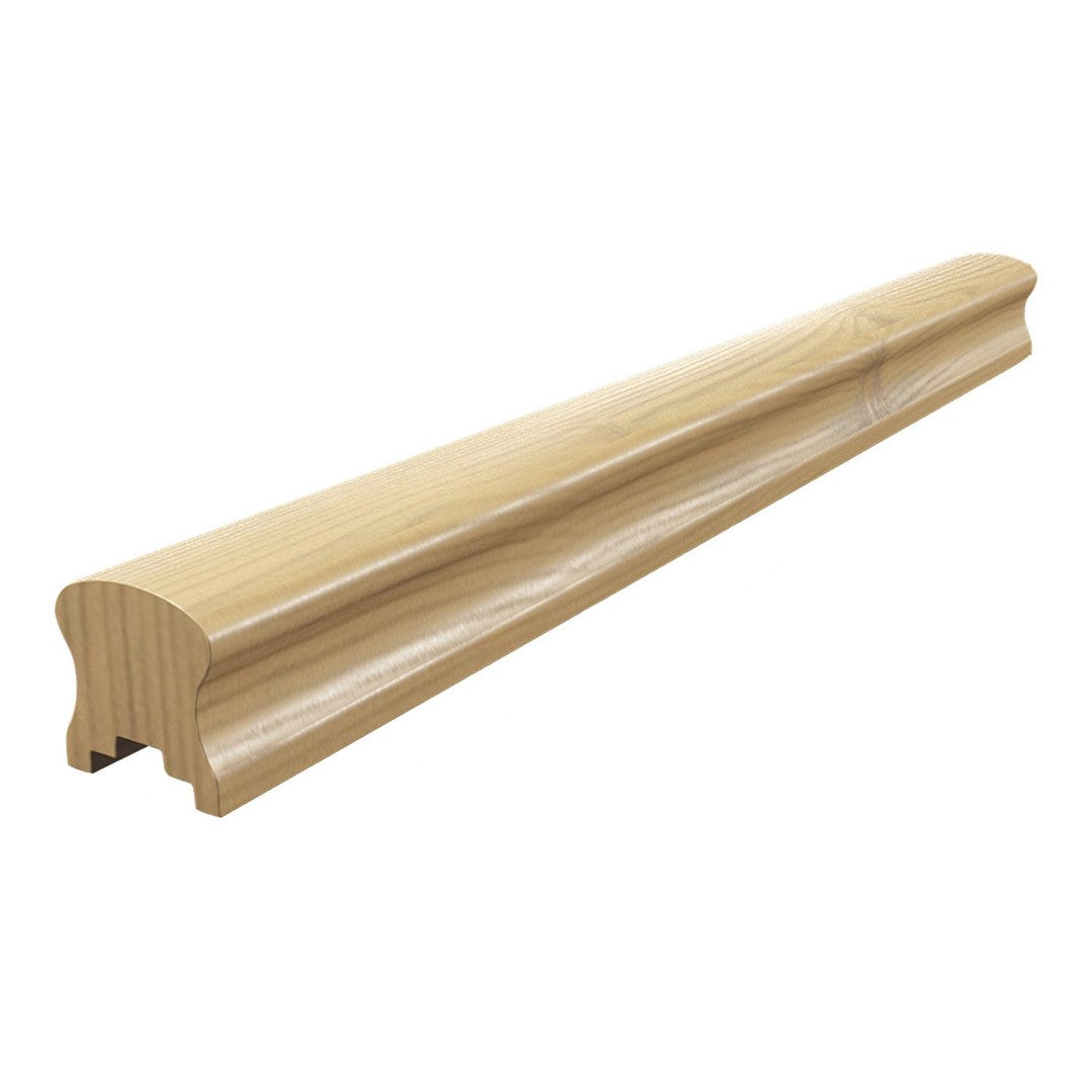 Pine Handrail Ladies Waist Fj H3 Treated & Primed Rebated 66 X 66mm