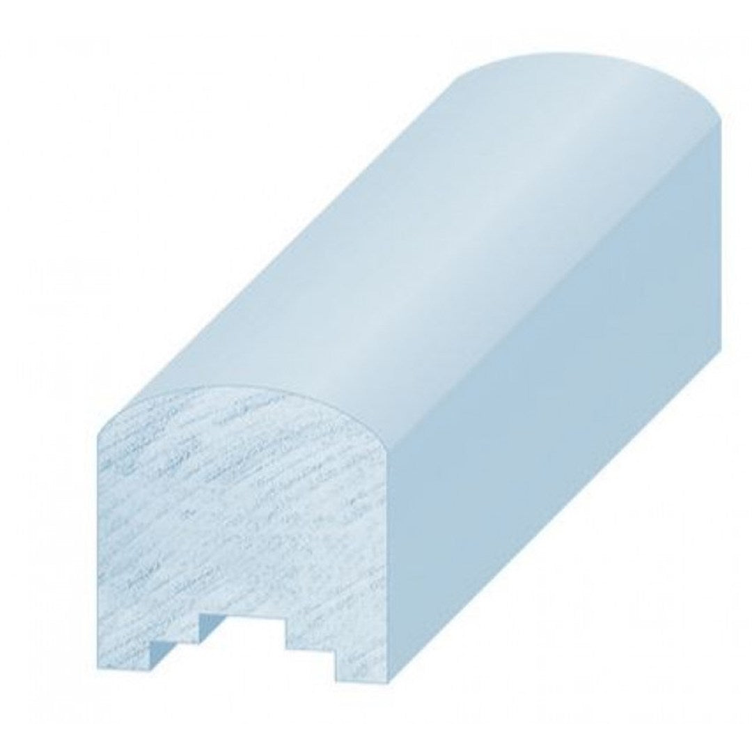 Pine Handrail Bread Loaf Fj H3 Treated & Primed Rebated 66 X 66mm