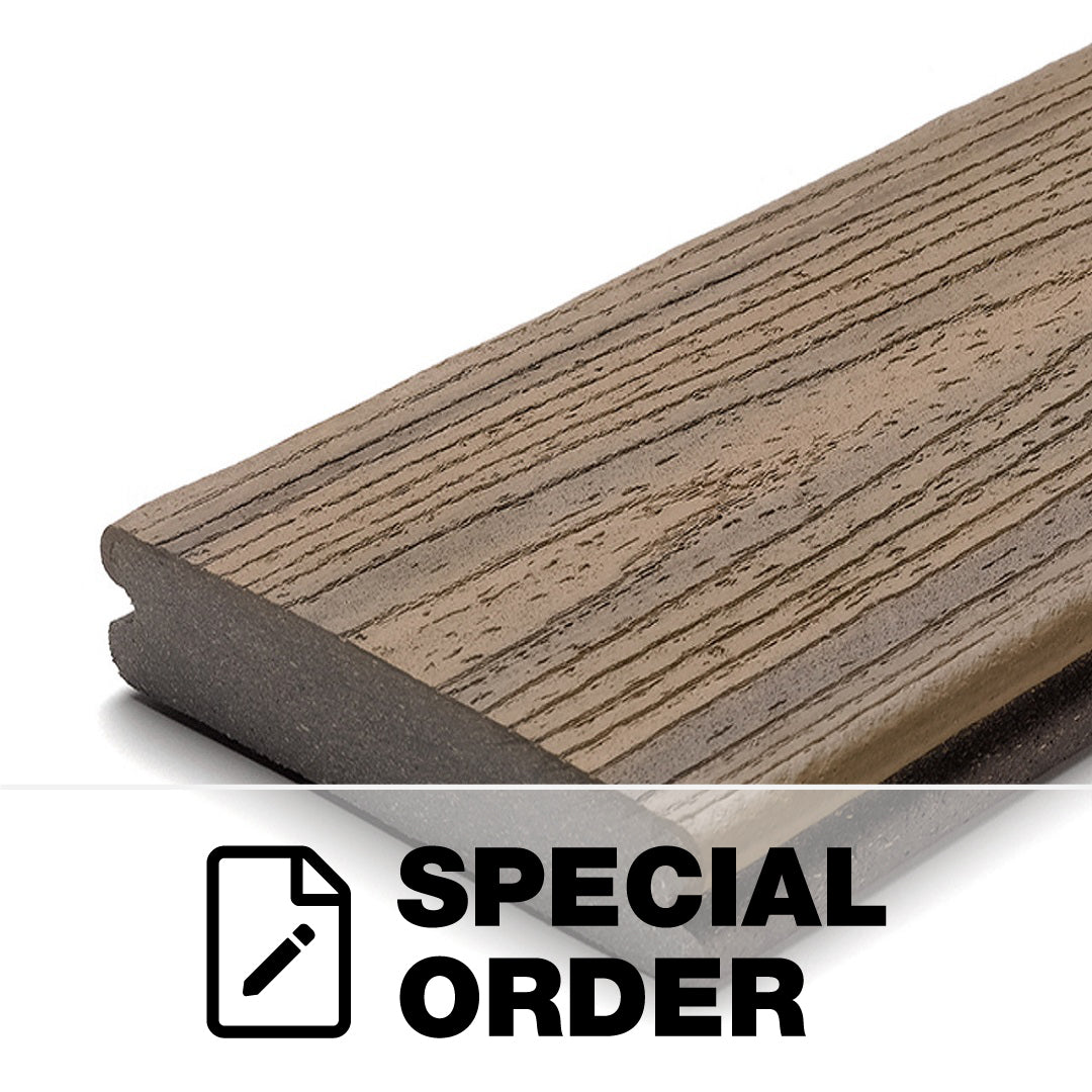 TREX COMPOSITE DECKING TRANSCEND GROOVED EDGE BOARD PACK RATE MIN ORDER 48 X 5.48M