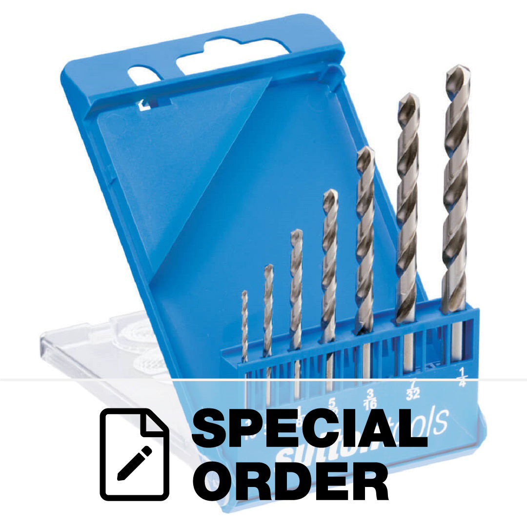 SUTTON VIPER JOBBER DRILL BIT SET 21 PCS 1/16 - 1/4 IN 1/32 INCREMENTS