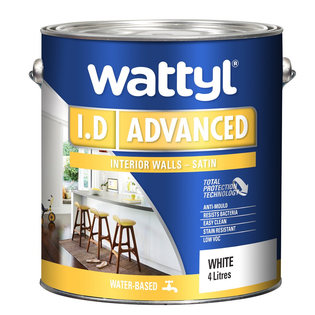 Wattyl I.D Advanced Satin Enamel White