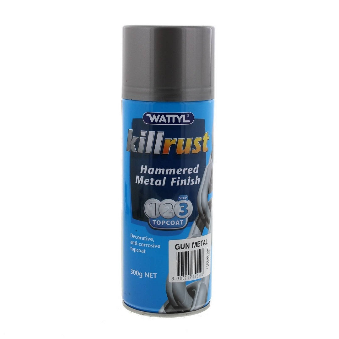 Wattyl Killrust Hammered Metal Finish Spray Paint - 300g