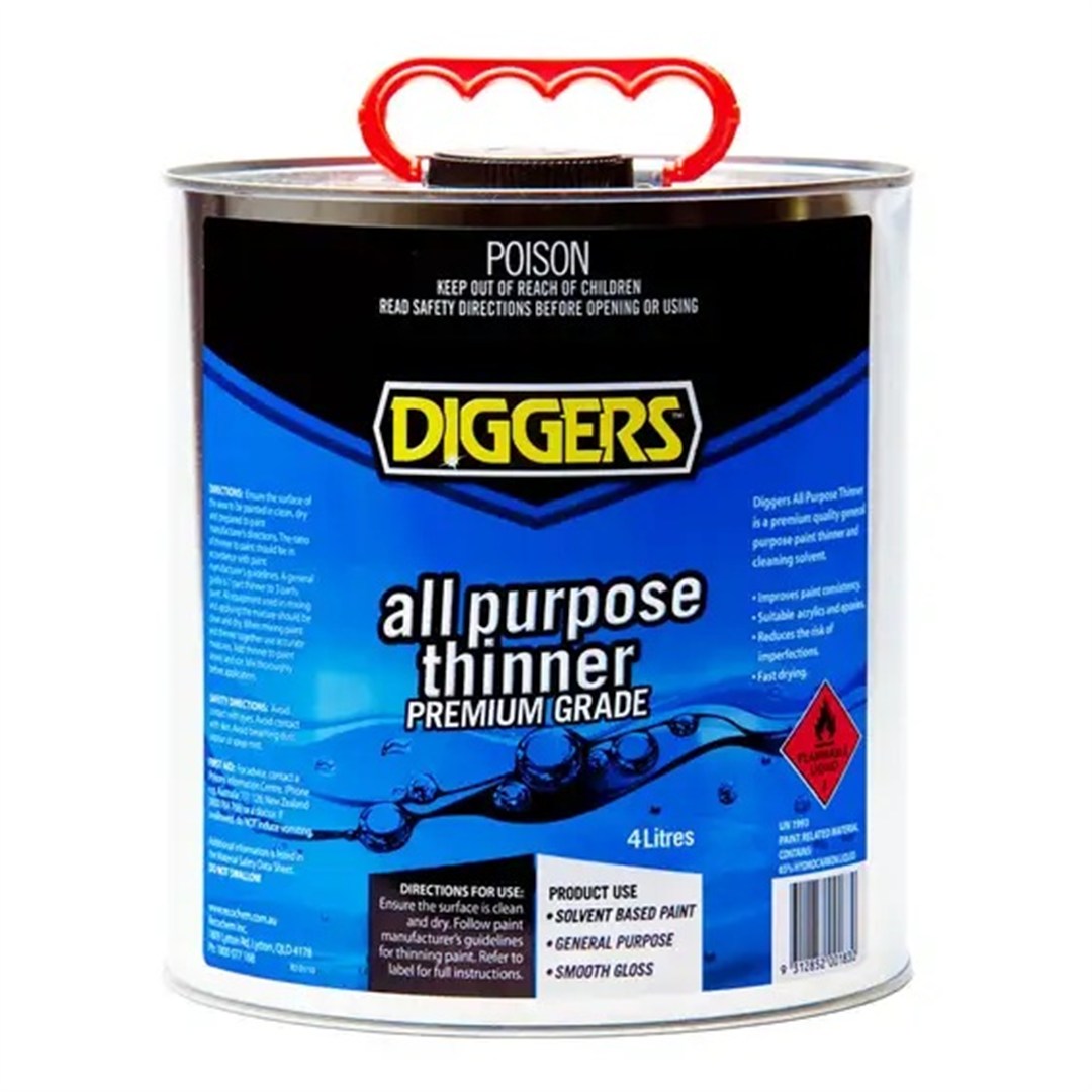 Diggers Thinners All Purpose 4lt