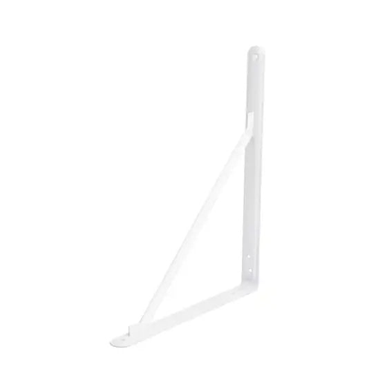 Stayed Shelf Bracket Light Duty White