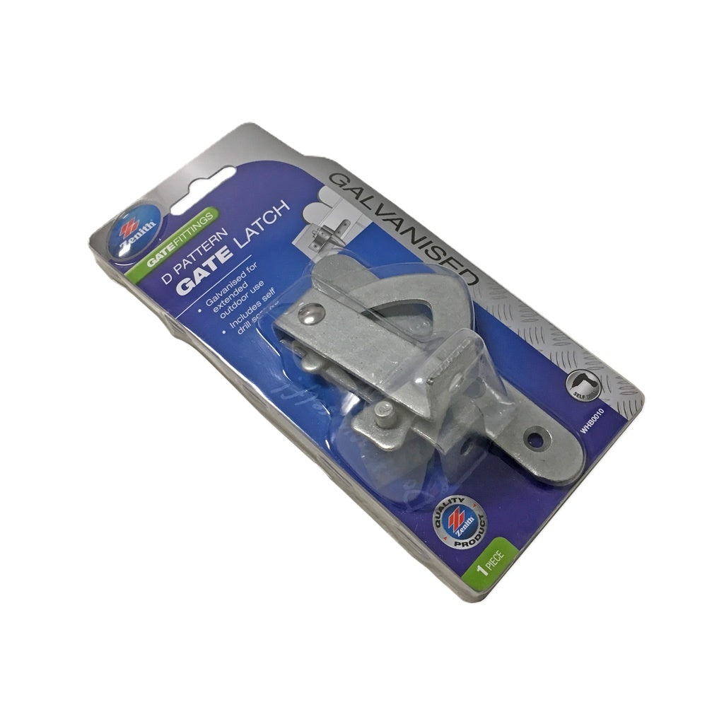 Gate Latch D Pattern Galv