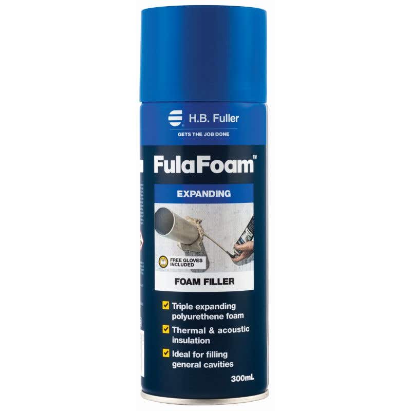 Expanding Foam Polyurethane 300ml Can Fulafoam