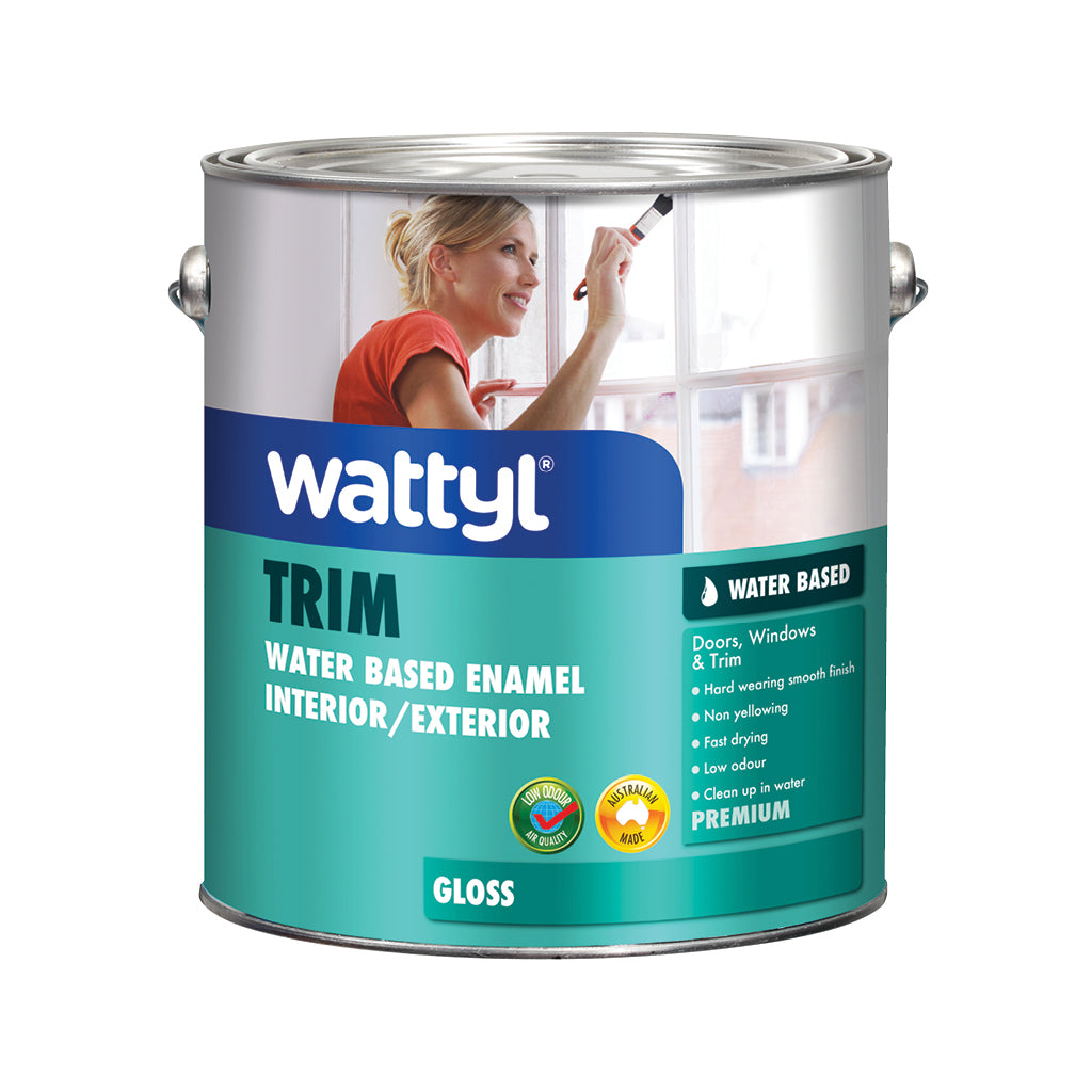 Wattyl Premium Water Based Enamel Trim Gloss White