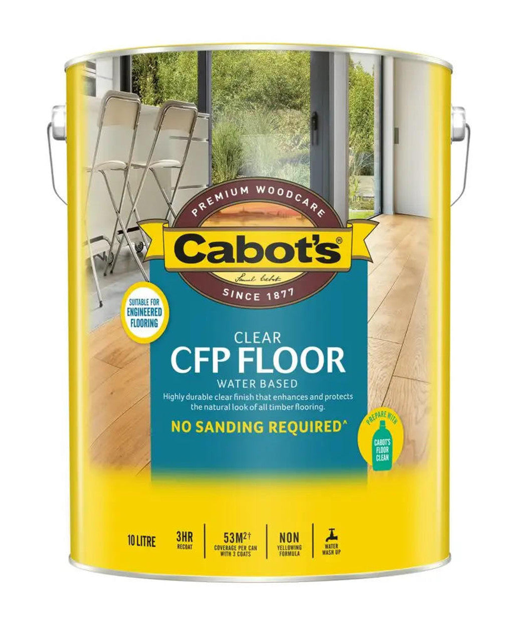 Cabots Cfp Floor W/B Gloss 10l