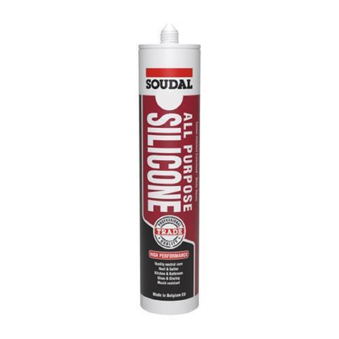 SOUDAL ALL PURPOSE SILICONE SEALANT 300ML