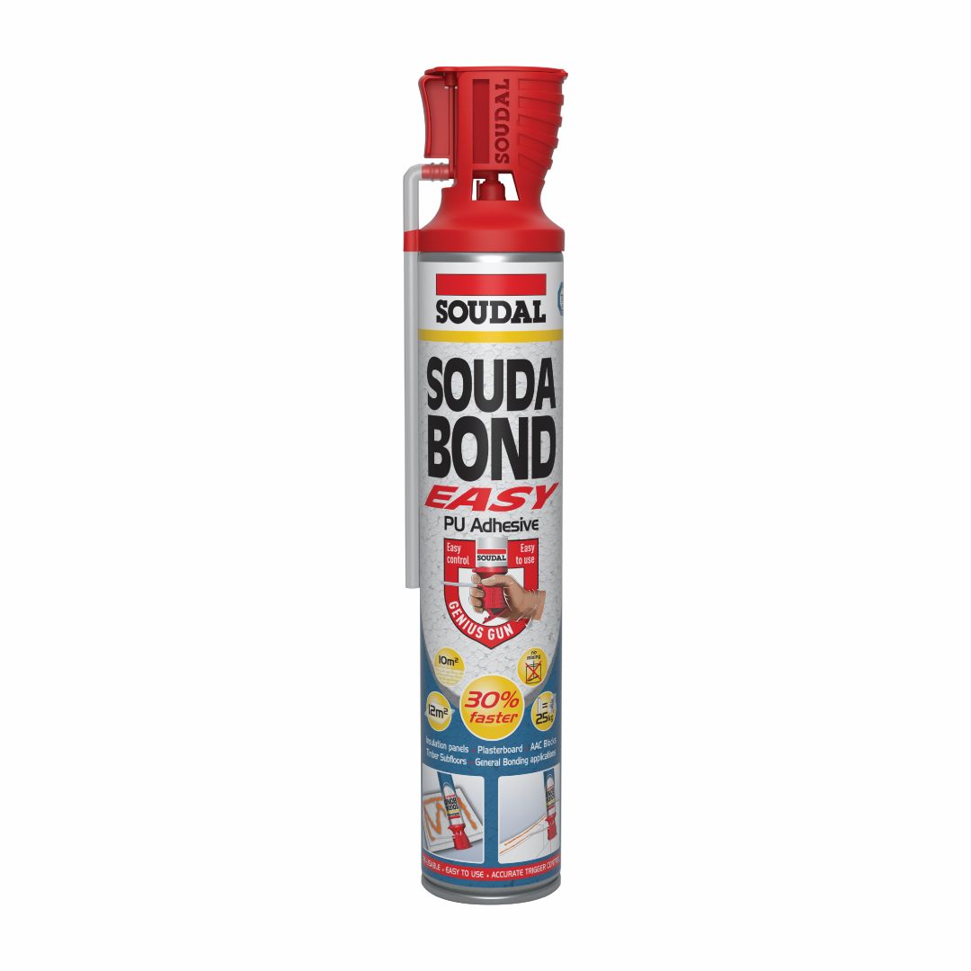 Adhesive Polyurethane Fast Cure 750ml Cartridge Soudabond Easy Genius Gun