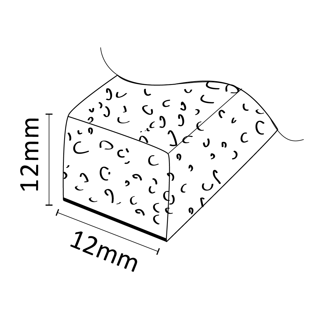 COWDROY FOAM DOOR SEAL WHITE