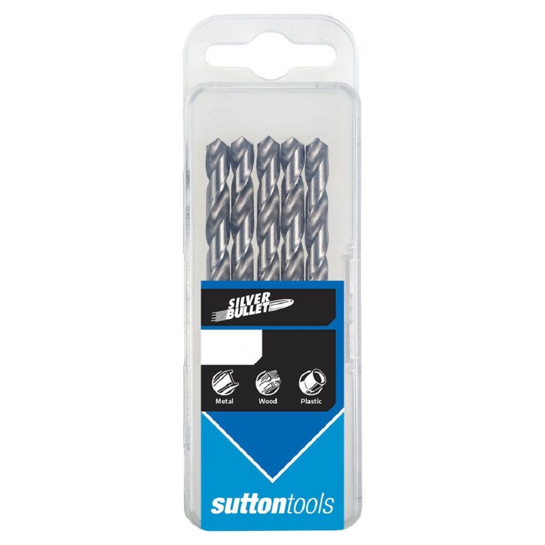 Sutton Silver Bullet Jobber Drill Bit Imperial Trade Pack 5 Pcs
