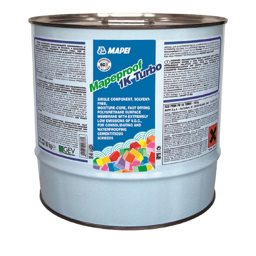 Mapei Mapeproof Surface Membrane Solvent-Free Rapid Dry 1k Turbo 10kg
