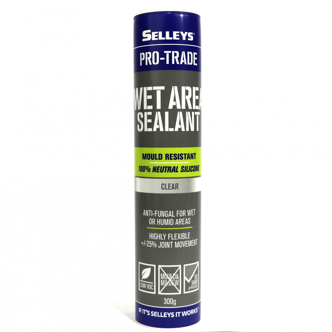 Selleys Pro-Trade Wet Area Silicone 300g
