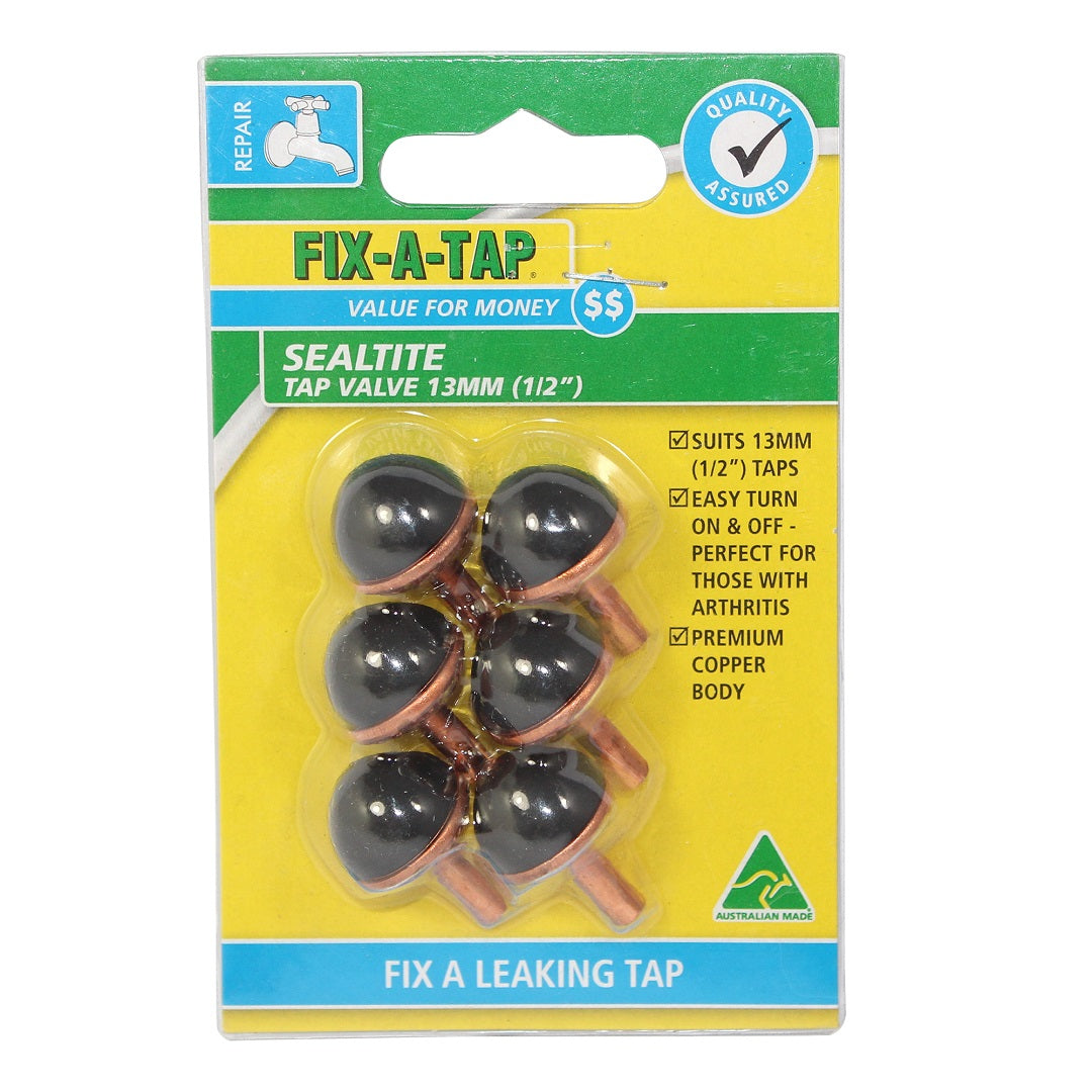 F-A-T Valve Tap Sealtite 12mm Pk6
