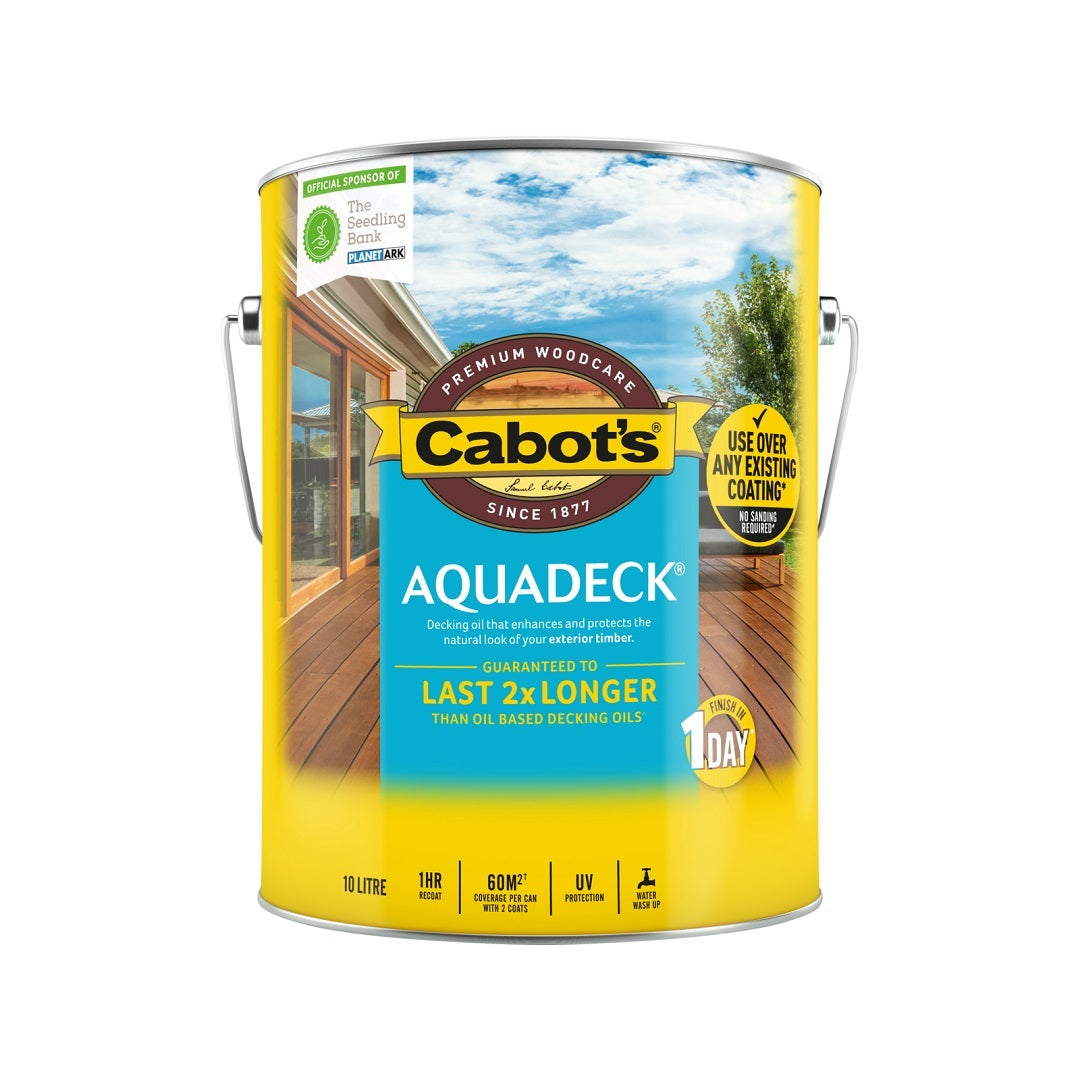 Cabots Aquadeck Waterbased Deck Oil Natural