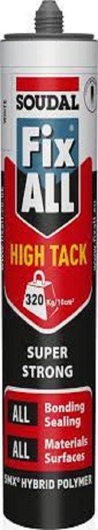 Soudal Adhesive Sealant High Tack Fixall High Tack 290ml