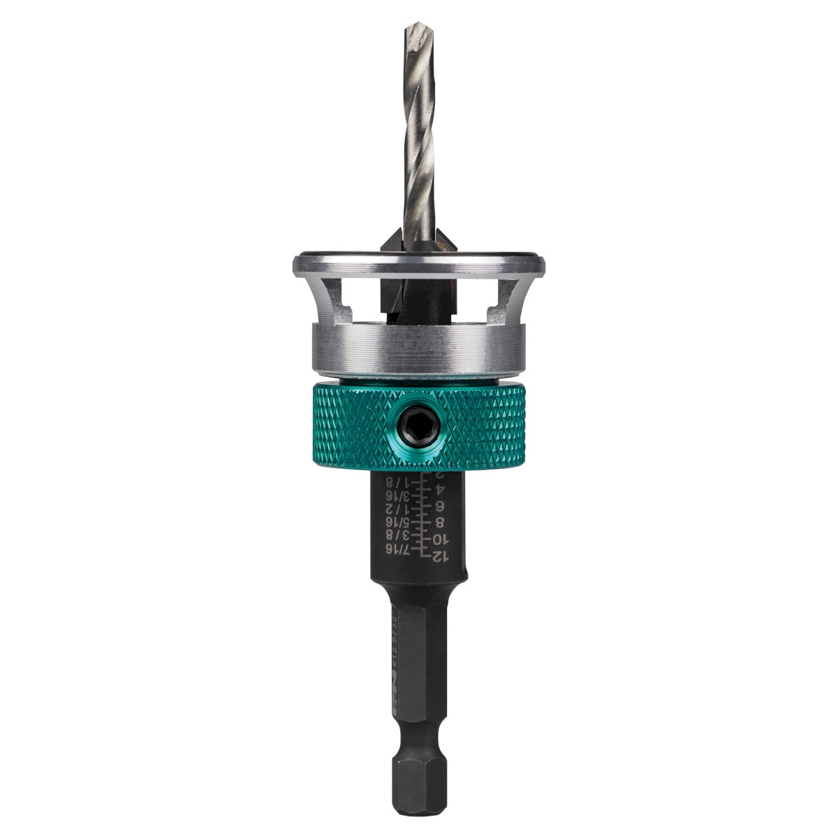 P&N Quickbit Cut-Smart Tct Drill & Countersink - 3/16in (14g) - 1/4in Hex Shank