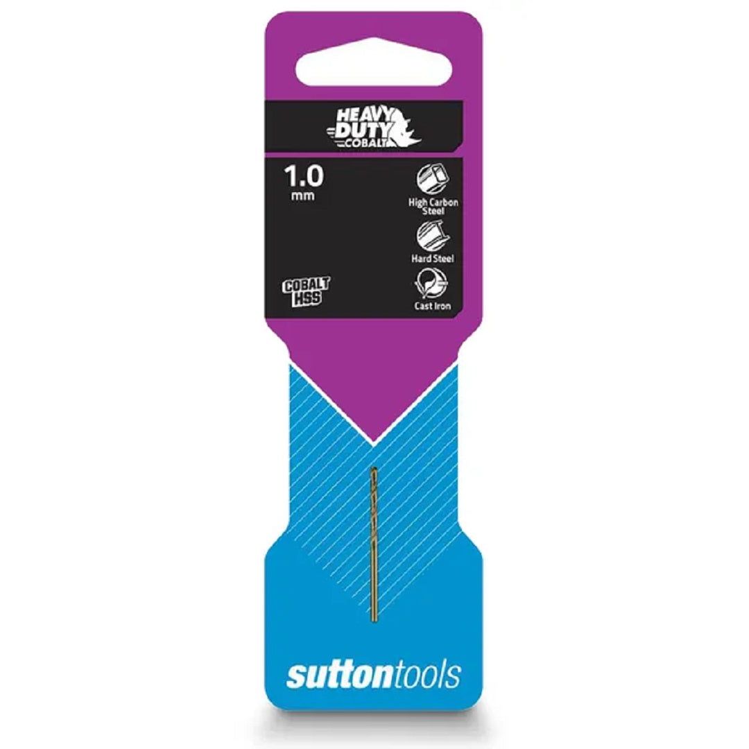 SUTTON HEAVY DUTY COBALT JOBBER DRILL BIT METRIC