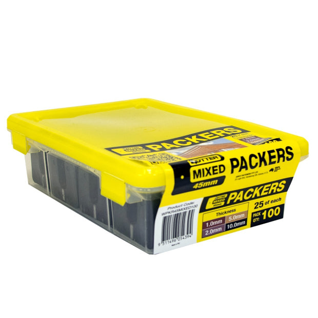 Window Packer Mixed 1.0 - 10mm Box Of 100