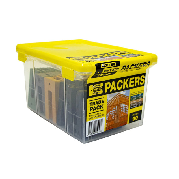 Window Packer Mixed 1.5 - 10 X 75mm Box Of 90