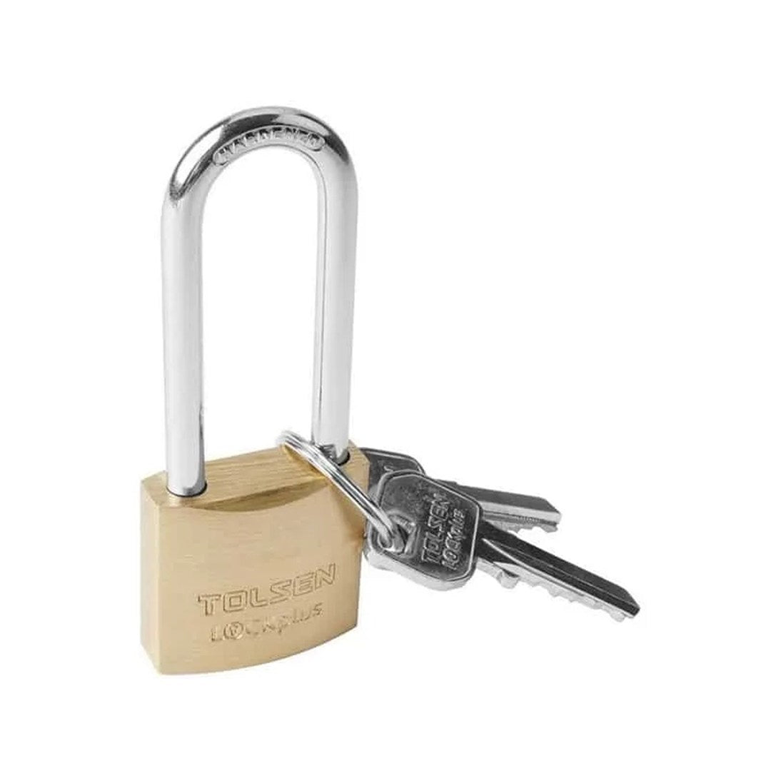 Tolsen Brass Padlock + Long Shackle