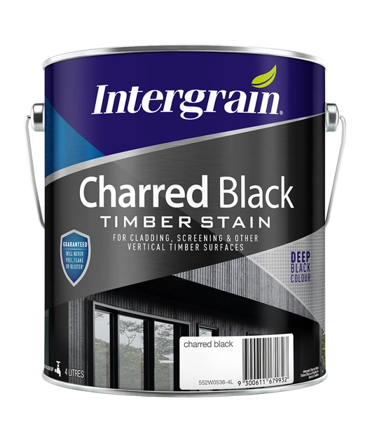 Interg Chared Black Timber Stain 4l