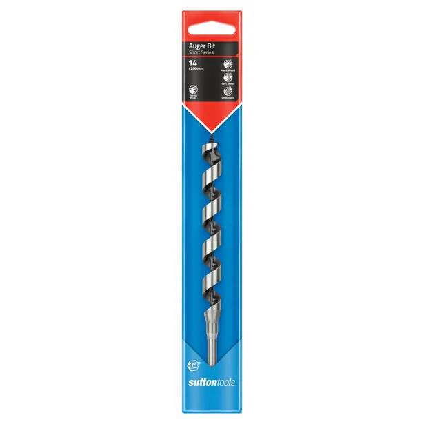 Sutton Tools Short Series Auger Bit - 14mm X 200mm