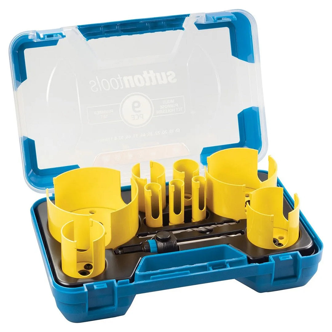 Sutton Holesaw Plumbers 9 Pce Set 19-111mm