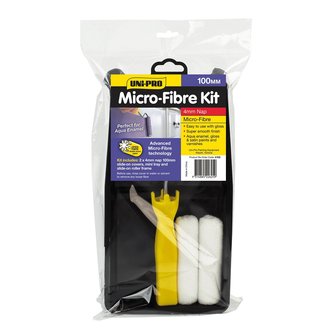 Uni-Pro Microfibre Roller Kit