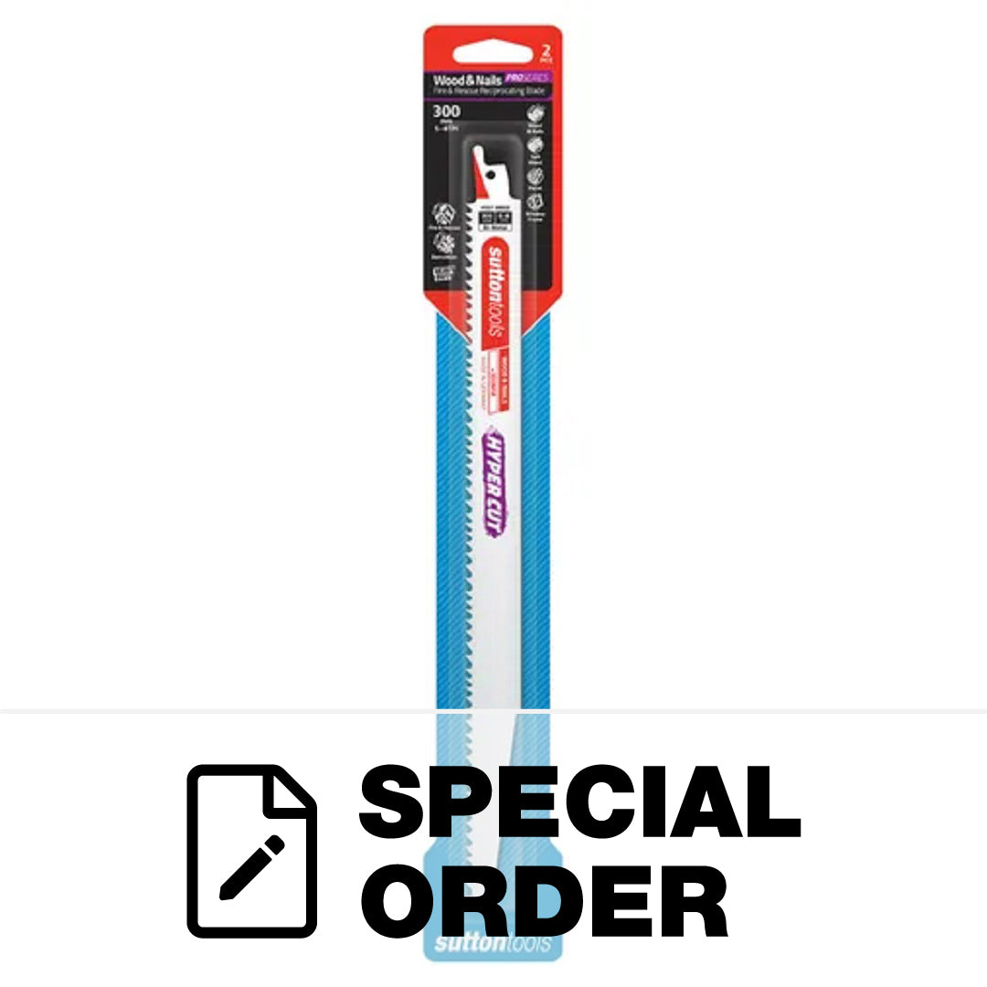 SUTTON RECIPROCATING SAW BLADE DEMOLITION RESCUE 2 PCS 5-8TPI X 225MM