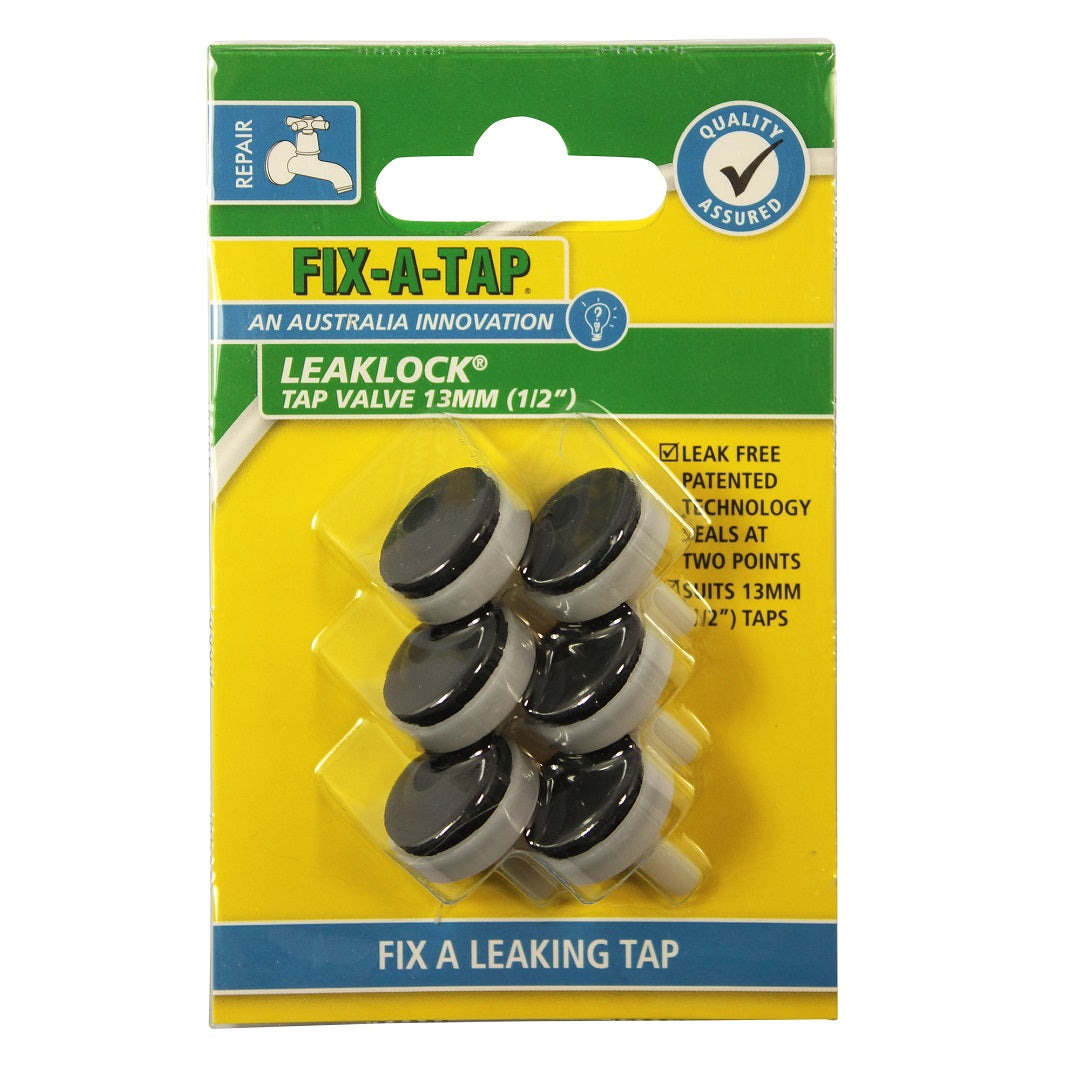 F-A-T Tap Valve Leaklock 13mm Pk6