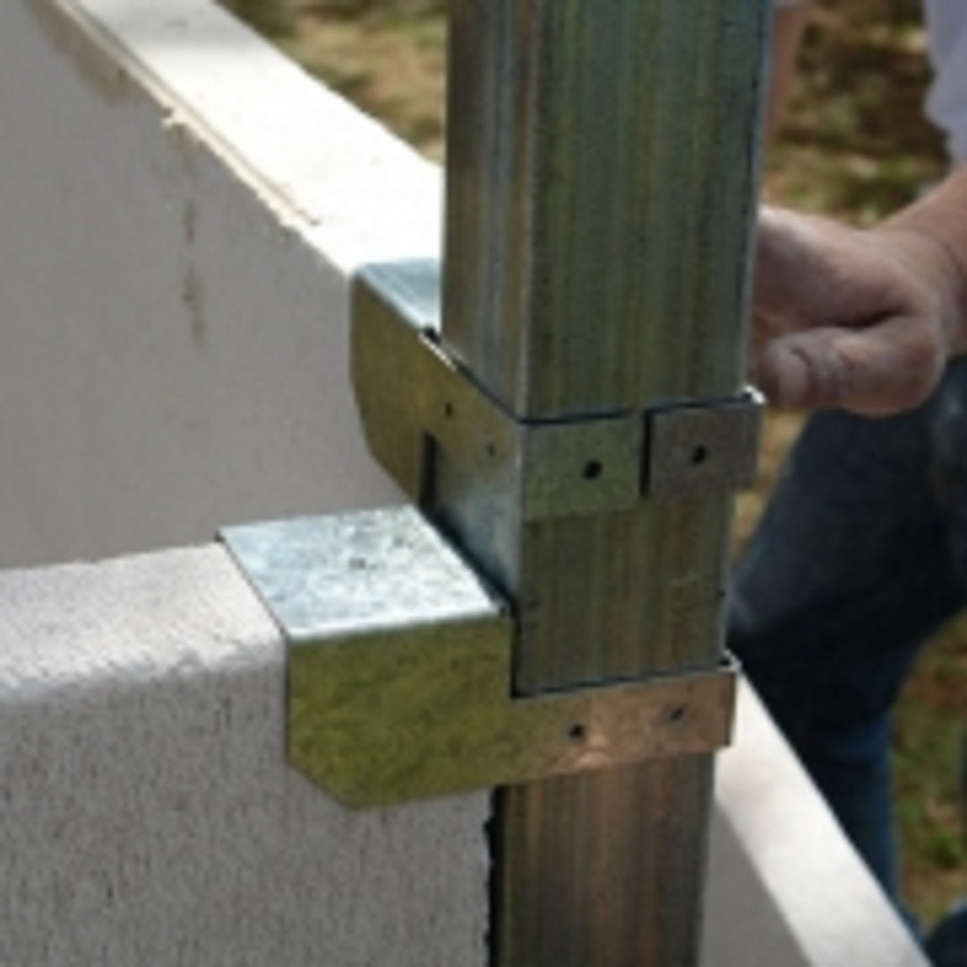 Hebel Power Fence Bracket Set