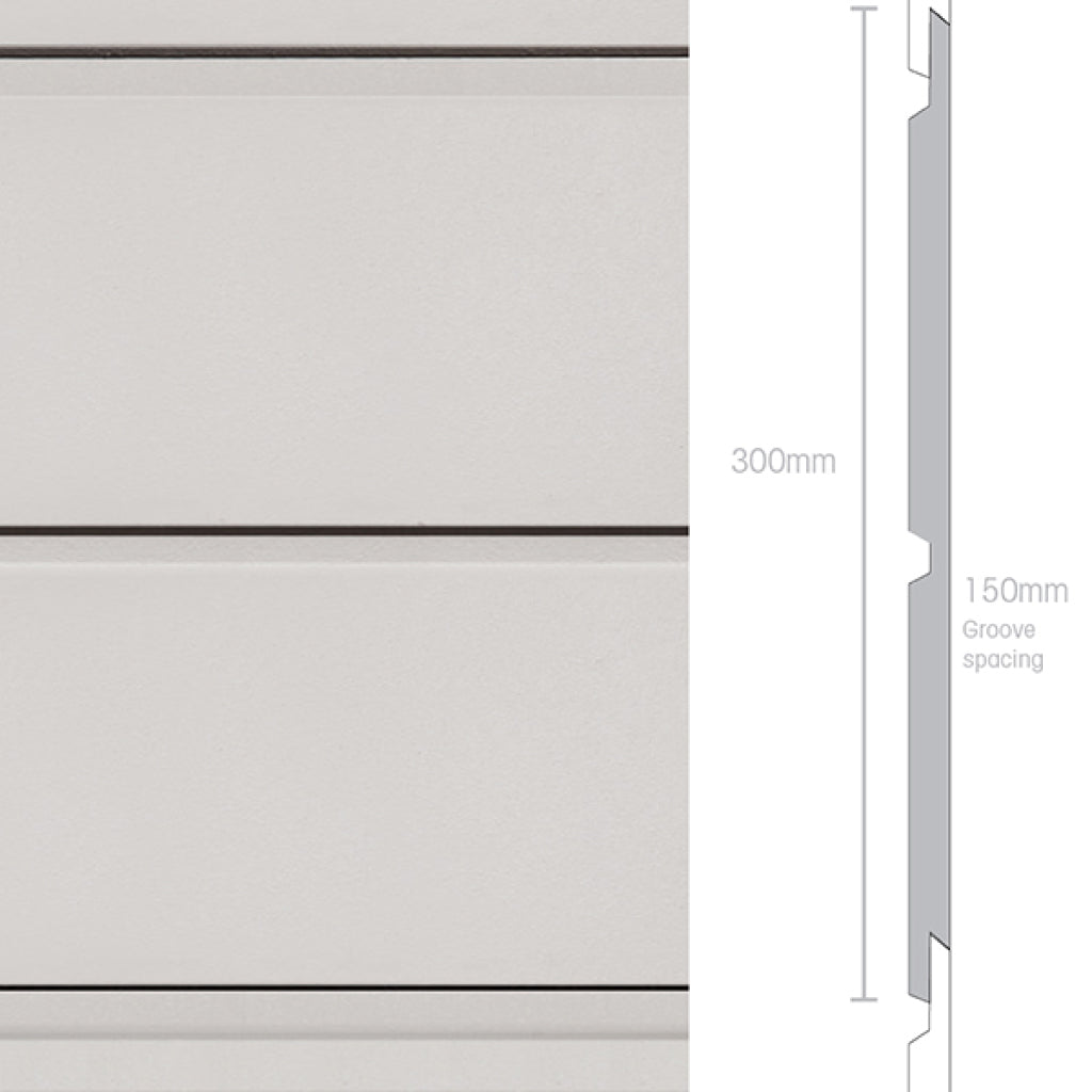 Weathertex Selflok Ecogroove Smooth 3600 X 300mm