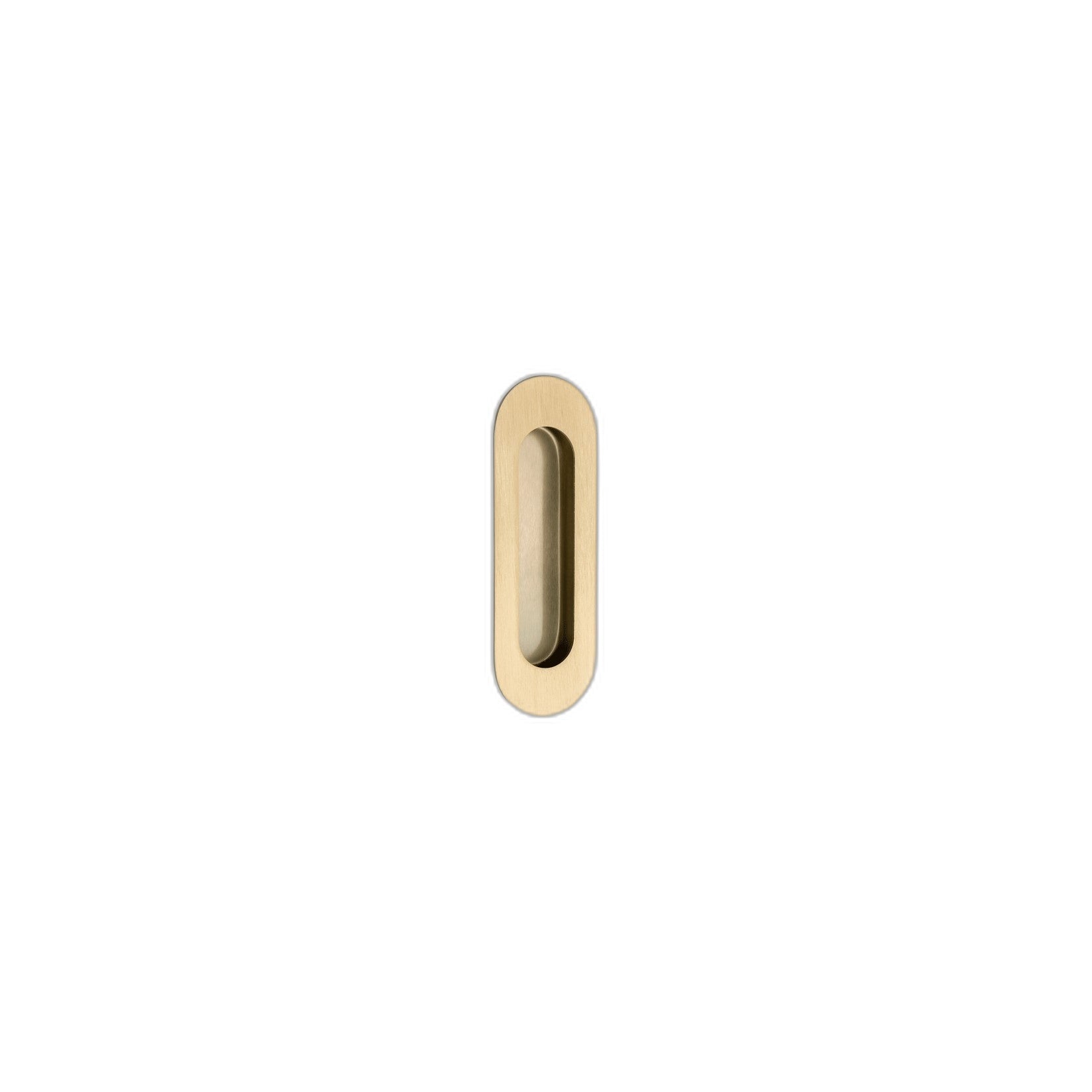 Oval Flush Pull, Concealed Fix